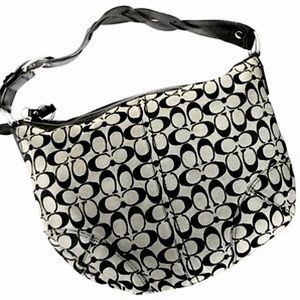 Coach Hobo Signature Bag with Braided Strap